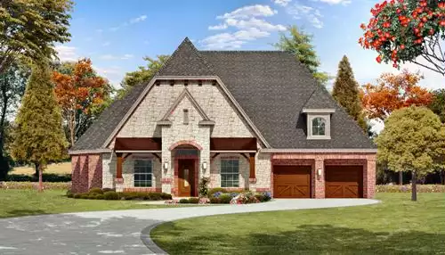 image of large traditional house plan 4926